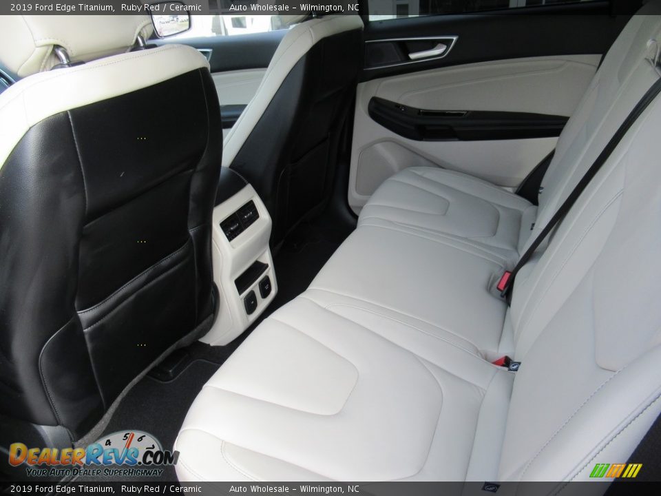 2019 Ford Edge Titanium Ruby Red / Ceramic Photo #12