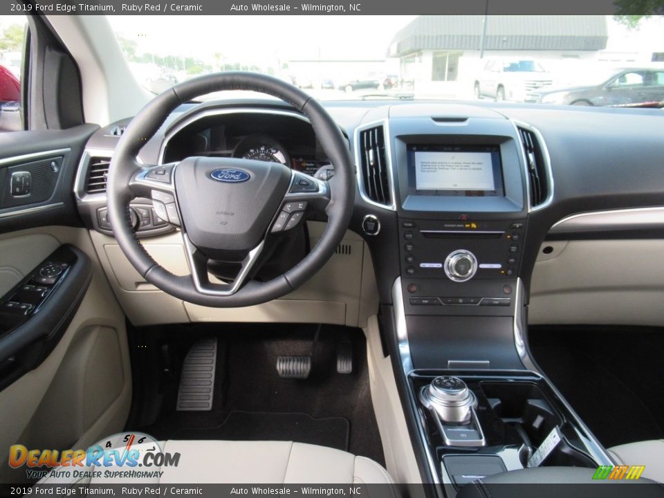 2019 Ford Edge Titanium Ruby Red / Ceramic Photo #15