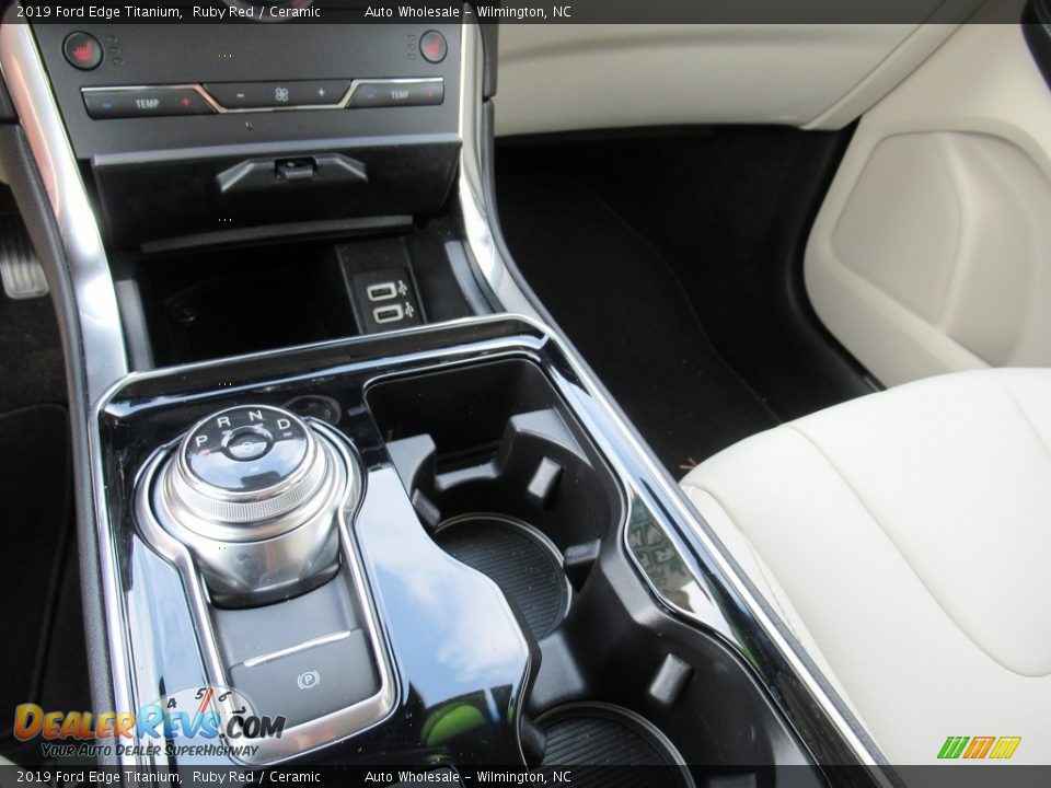 2019 Ford Edge Titanium Ruby Red / Ceramic Photo #19