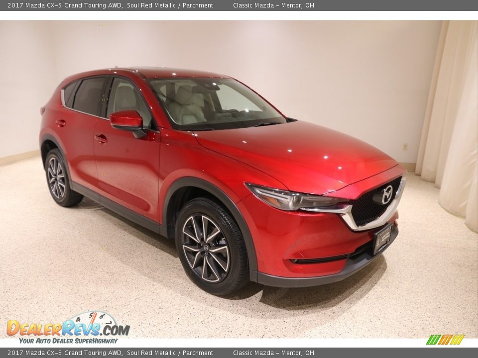 2017 Mazda CX-5 Grand Touring AWD Soul Red Metallic / Parchment Photo #1