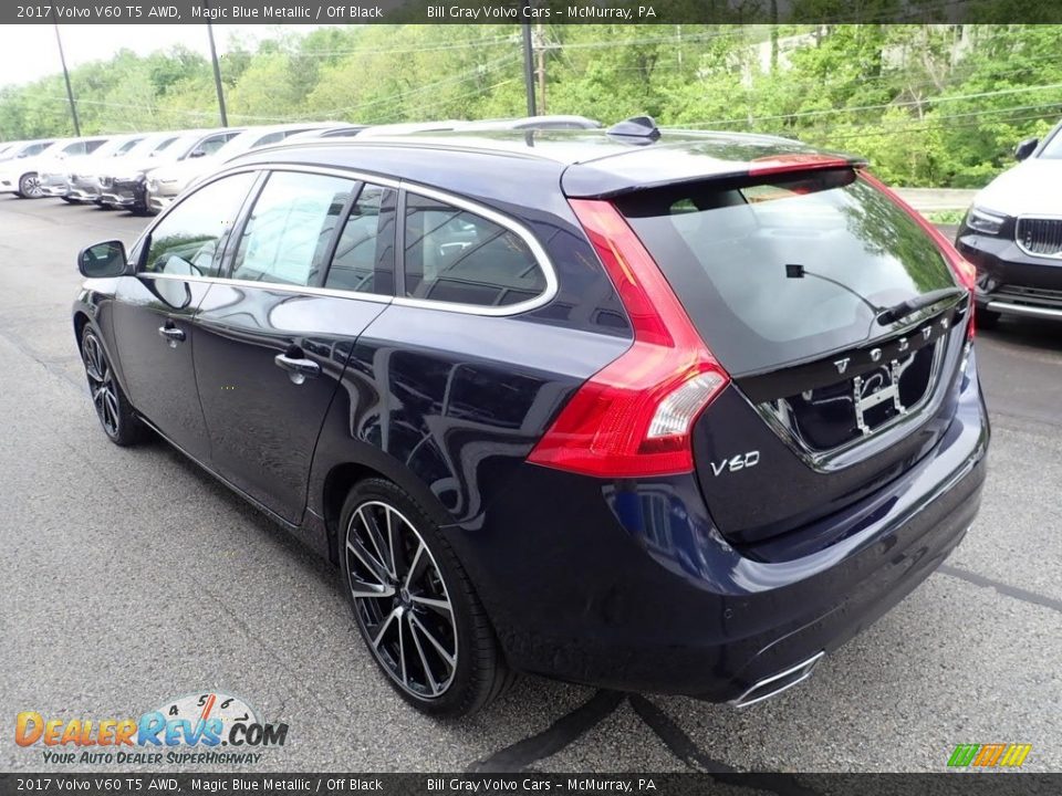 2017 Volvo V60 T5 AWD Magic Blue Metallic / Off Black Photo #6