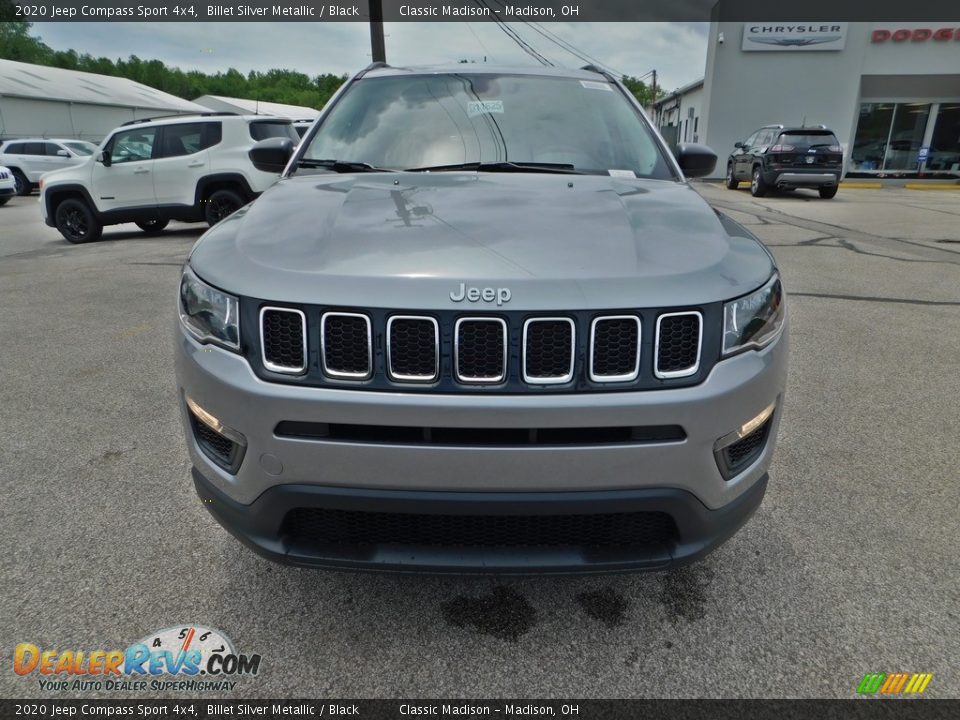 2020 Jeep Compass Sport 4x4 Billet Silver Metallic / Black Photo #4