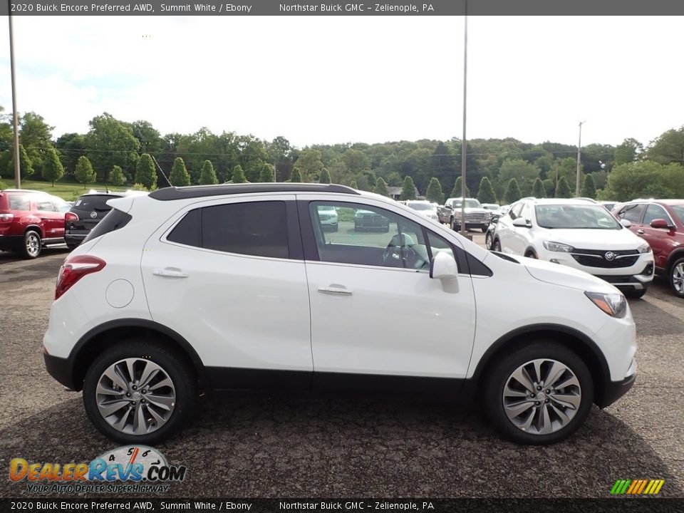 2020 Buick Encore Preferred AWD Summit White / Ebony Photo #4