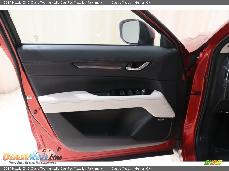 2017 Mazda CX-5 Grand Touring AWD Soul Red Metallic / Parchment Photo #5