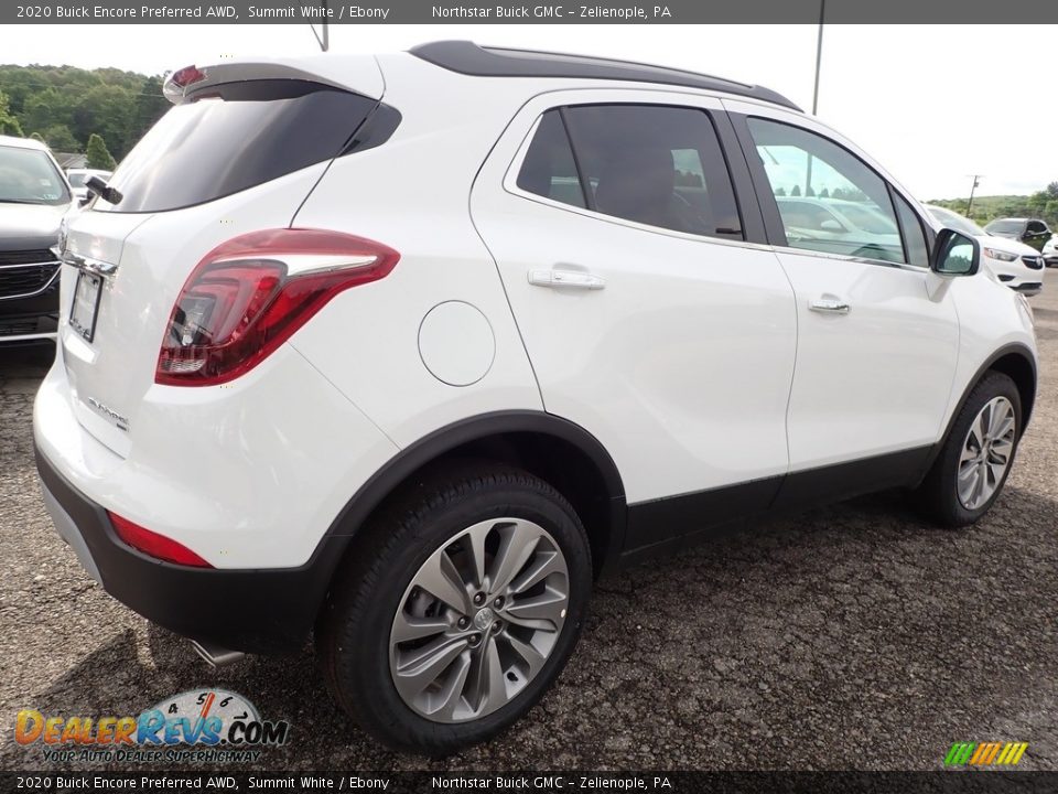 2020 Buick Encore Preferred AWD Summit White / Ebony Photo #5