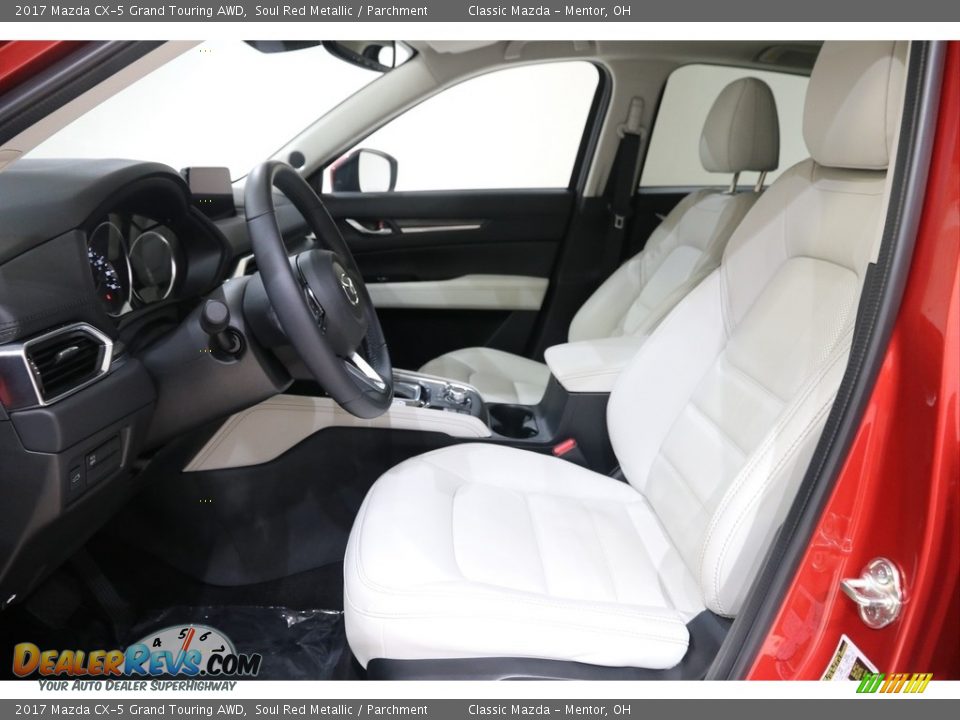 2017 Mazda CX-5 Grand Touring AWD Soul Red Metallic / Parchment Photo #6