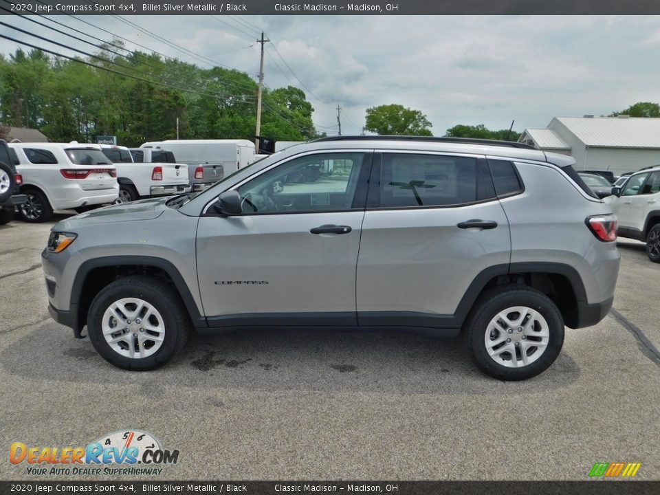 2020 Jeep Compass Sport 4x4 Billet Silver Metallic / Black Photo #6