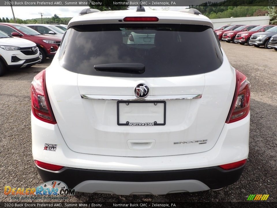 2020 Buick Encore Preferred AWD Summit White / Ebony Photo #6