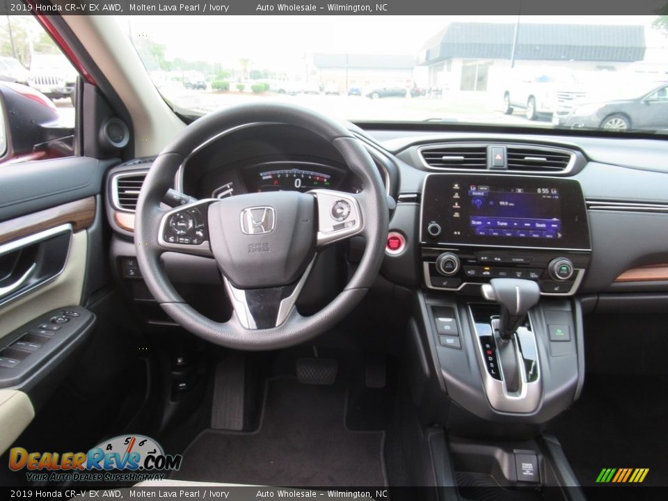 2019 Honda CR-V EX AWD Molten Lava Pearl / Ivory Photo #15