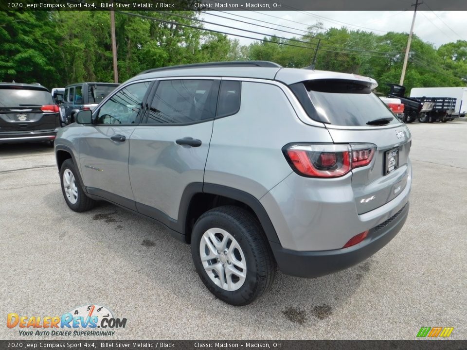 2020 Jeep Compass Sport 4x4 Billet Silver Metallic / Black Photo #7