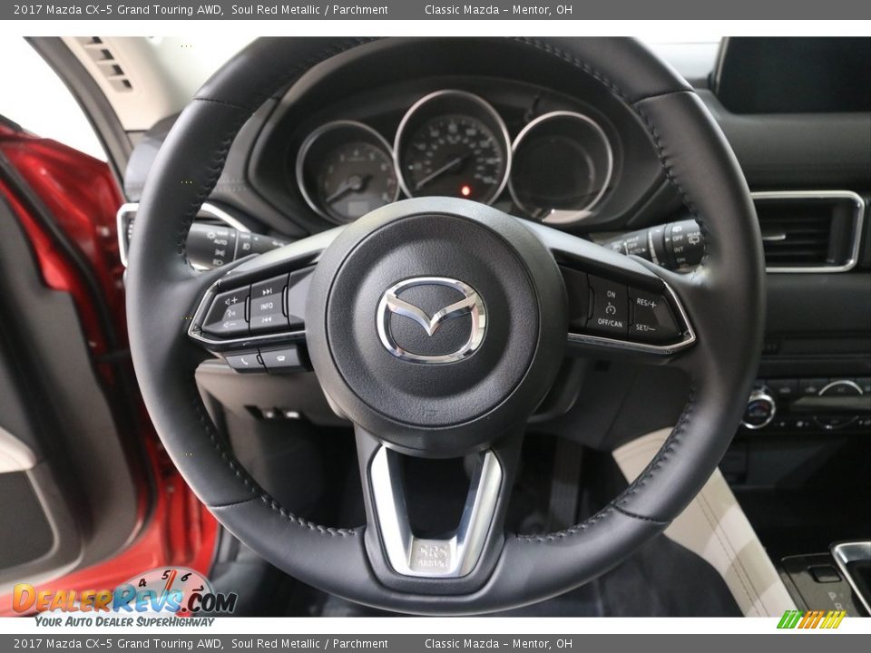 2017 Mazda CX-5 Grand Touring AWD Soul Red Metallic / Parchment Photo #8