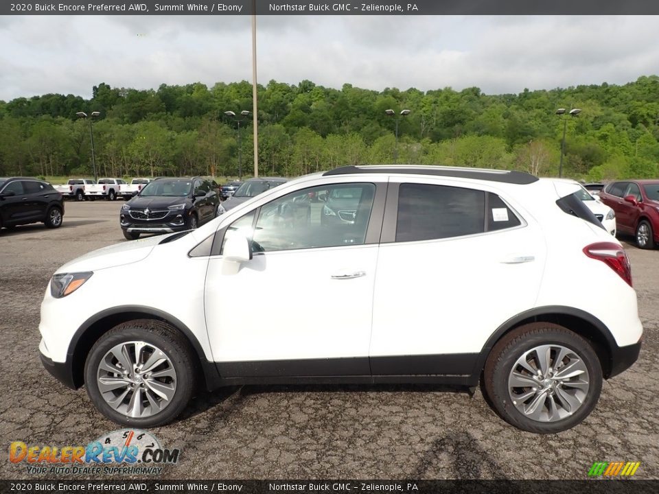 2020 Buick Encore Preferred AWD Summit White / Ebony Photo #9