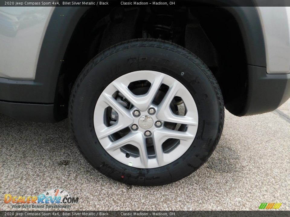 2020 Jeep Compass Sport 4x4 Billet Silver Metallic / Black Photo #9