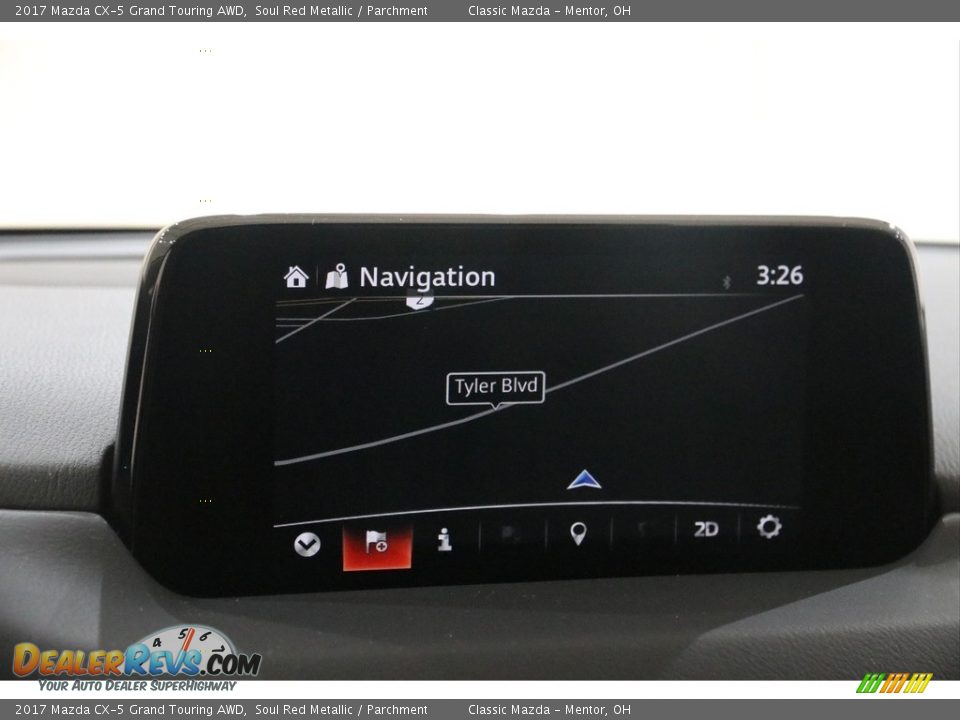 2017 Mazda CX-5 Grand Touring AWD Soul Red Metallic / Parchment Photo #12