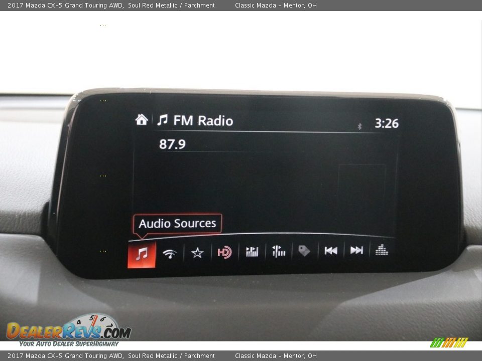2017 Mazda CX-5 Grand Touring AWD Soul Red Metallic / Parchment Photo #13