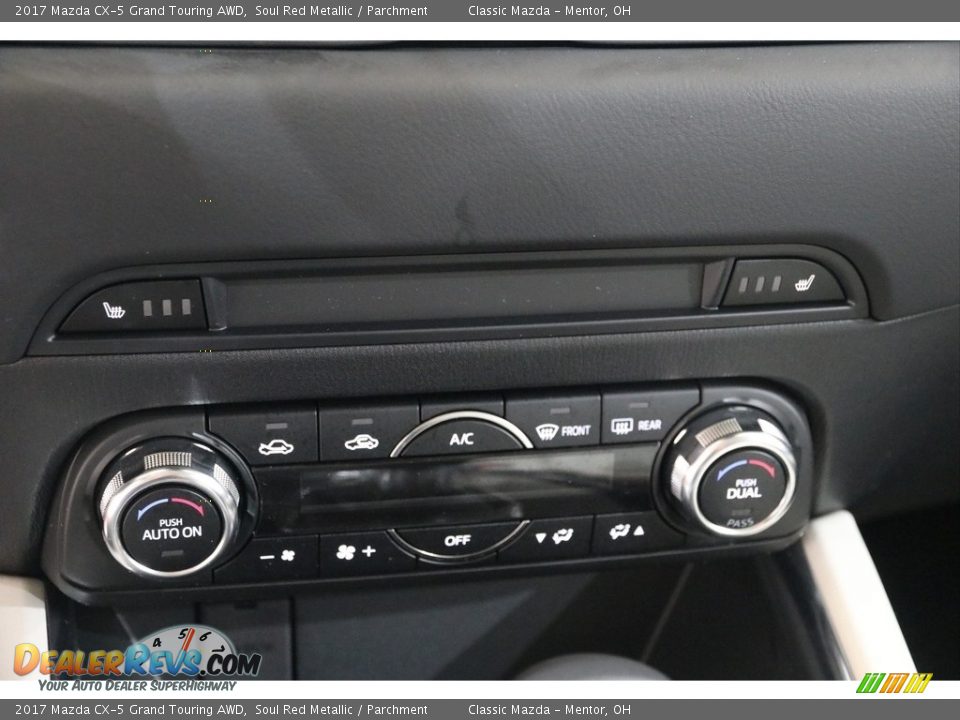 2017 Mazda CX-5 Grand Touring AWD Soul Red Metallic / Parchment Photo #15