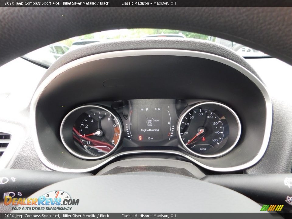 2020 Jeep Compass Sport 4x4 Billet Silver Metallic / Black Photo #14