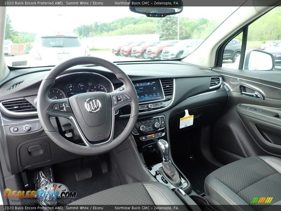 2020 Buick Encore Preferred AWD Summit White / Ebony Photo #15