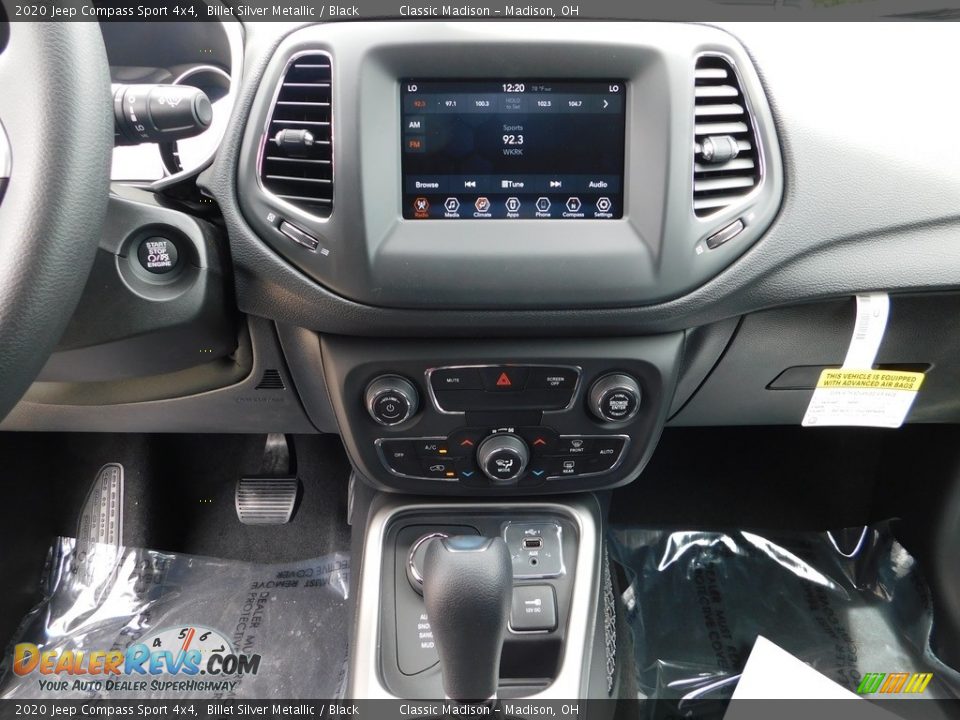 2020 Jeep Compass Sport 4x4 Billet Silver Metallic / Black Photo #15