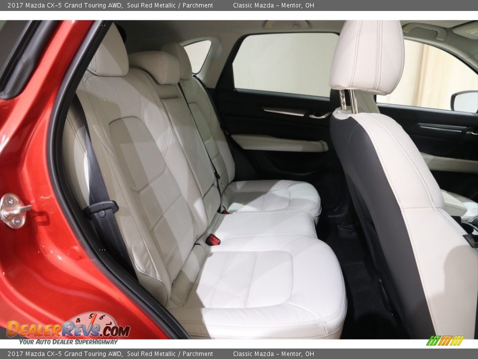 2017 Mazda CX-5 Grand Touring AWD Soul Red Metallic / Parchment Photo #18