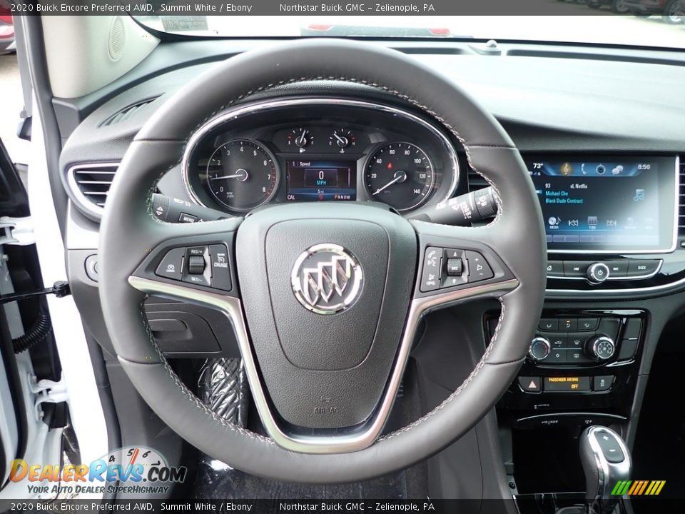 2020 Buick Encore Preferred AWD Summit White / Ebony Photo #17