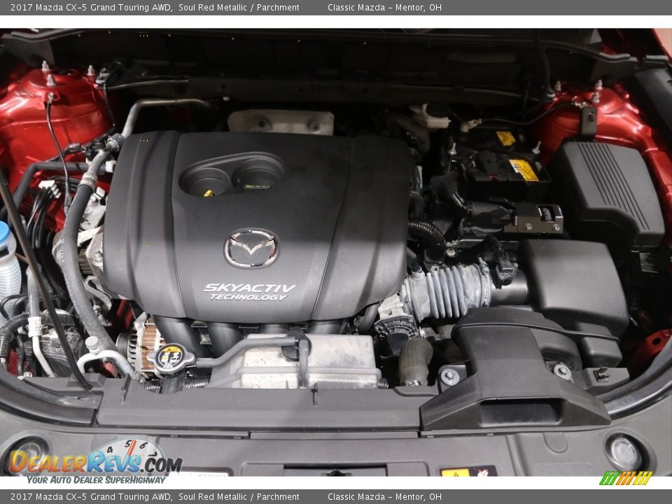 2017 Mazda CX-5 Grand Touring AWD Soul Red Metallic / Parchment Photo #20
