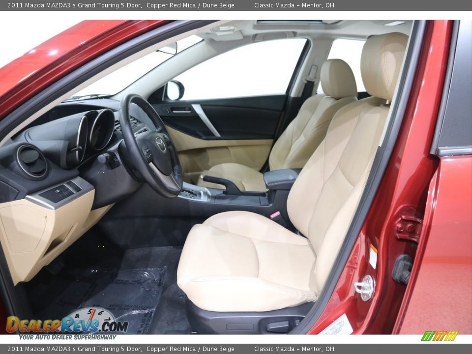 Dune Beige Interior - 2011 Mazda MAZDA3 s Grand Touring 5 Door Photo #6