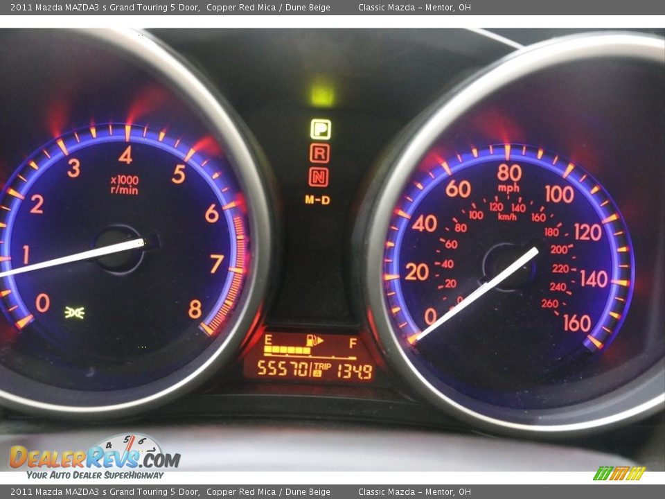 2011 Mazda MAZDA3 s Grand Touring 5 Door Gauges Photo #9