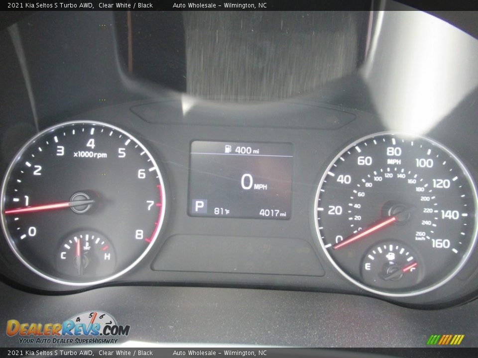 2021 Kia Seltos S Turbo AWD Clear White / Black Photo #16