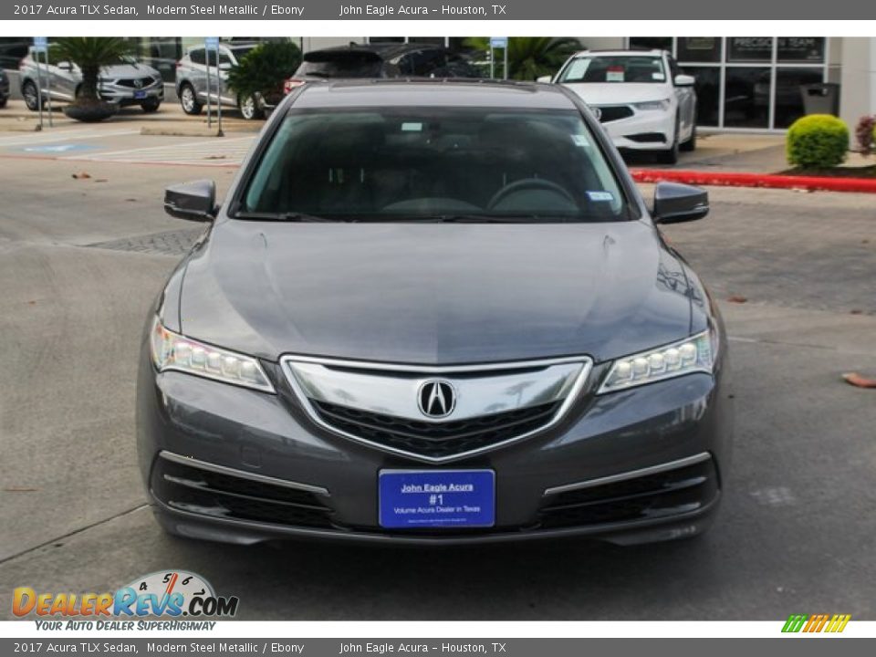 2017 Acura TLX Sedan Modern Steel Metallic / Ebony Photo #3