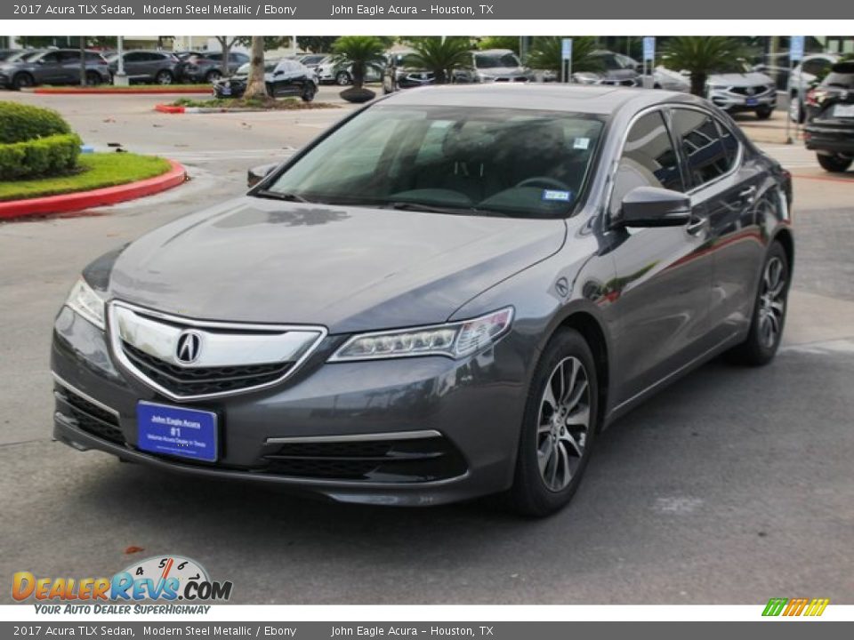 2017 Acura TLX Sedan Modern Steel Metallic / Ebony Photo #4