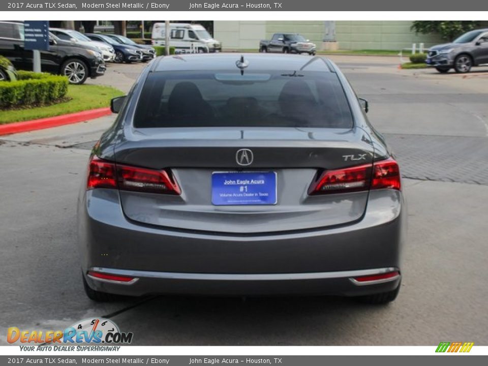 2017 Acura TLX Sedan Modern Steel Metallic / Ebony Photo #7