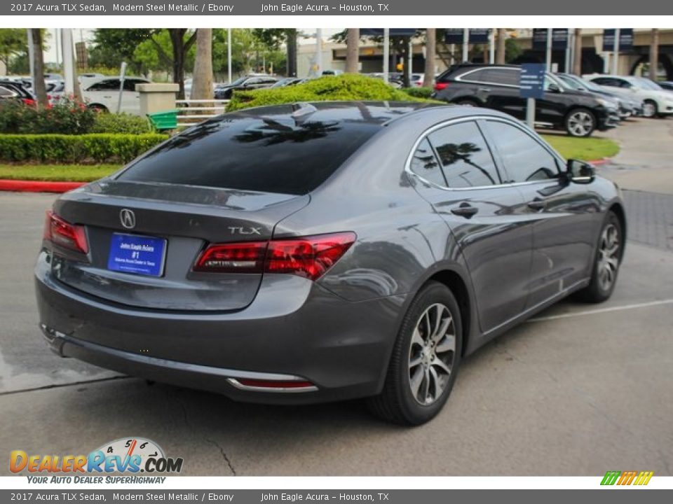 2017 Acura TLX Sedan Modern Steel Metallic / Ebony Photo #8