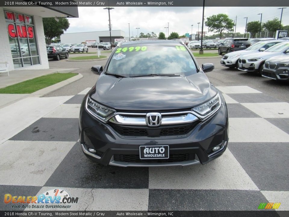 2018 Honda CR-V Touring Modern Steel Metallic / Gray Photo #2