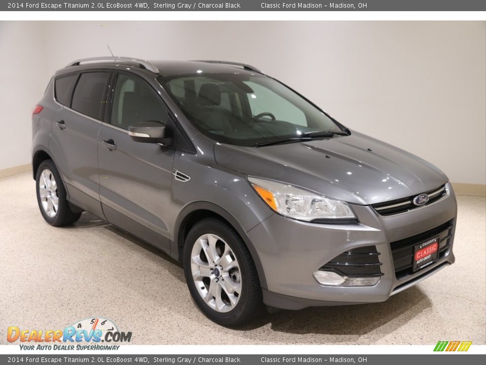 2014 Ford Escape Titanium 2.0L EcoBoost 4WD Sterling Gray / Charcoal Black Photo #1