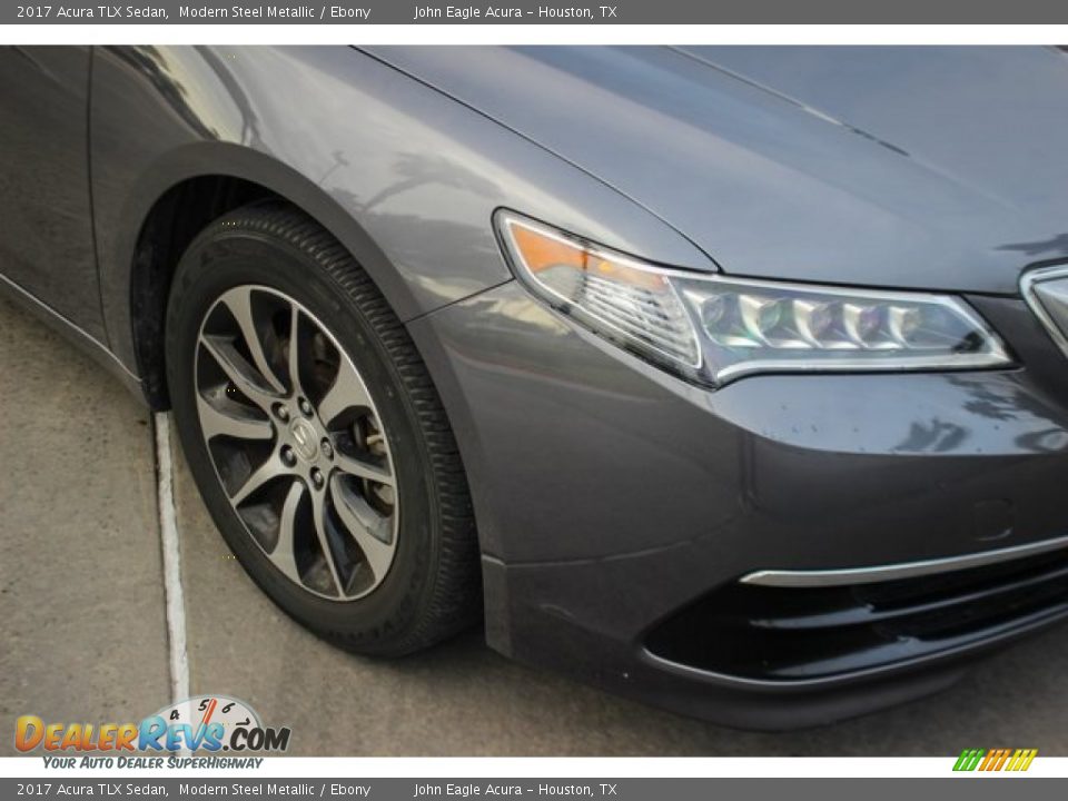 2017 Acura TLX Sedan Modern Steel Metallic / Ebony Photo #13