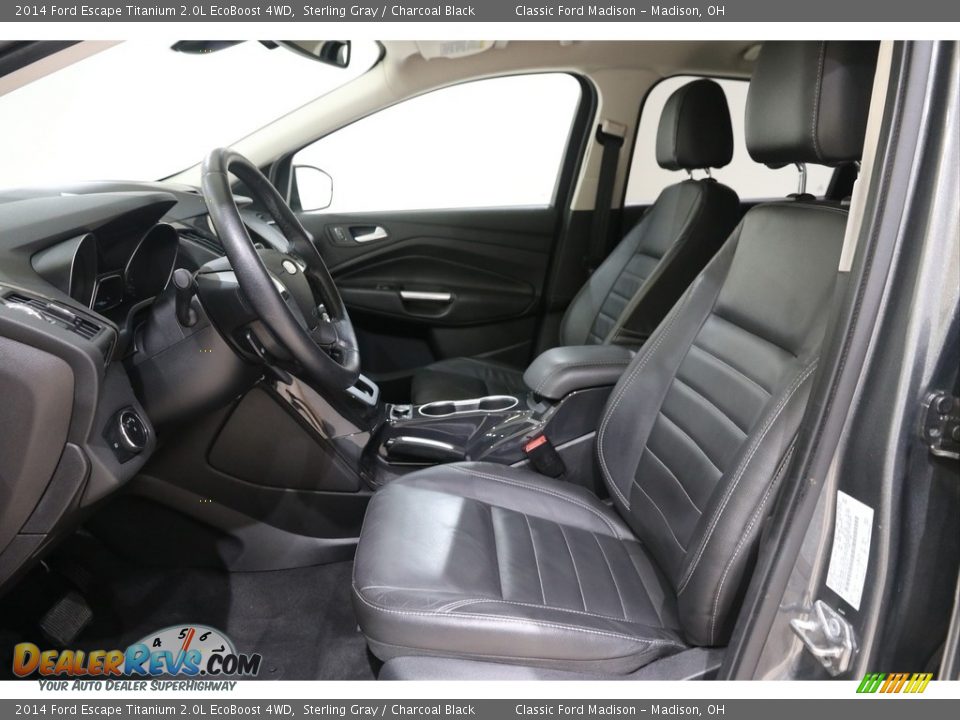2014 Ford Escape Titanium 2.0L EcoBoost 4WD Sterling Gray / Charcoal Black Photo #6