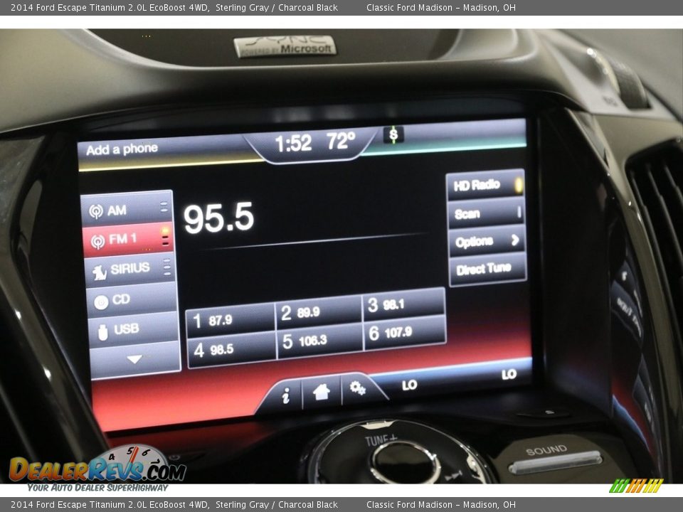 2014 Ford Escape Titanium 2.0L EcoBoost 4WD Sterling Gray / Charcoal Black Photo #11