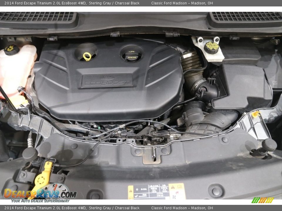 2014 Ford Escape Titanium 2.0L EcoBoost 4WD Sterling Gray / Charcoal Black Photo #18