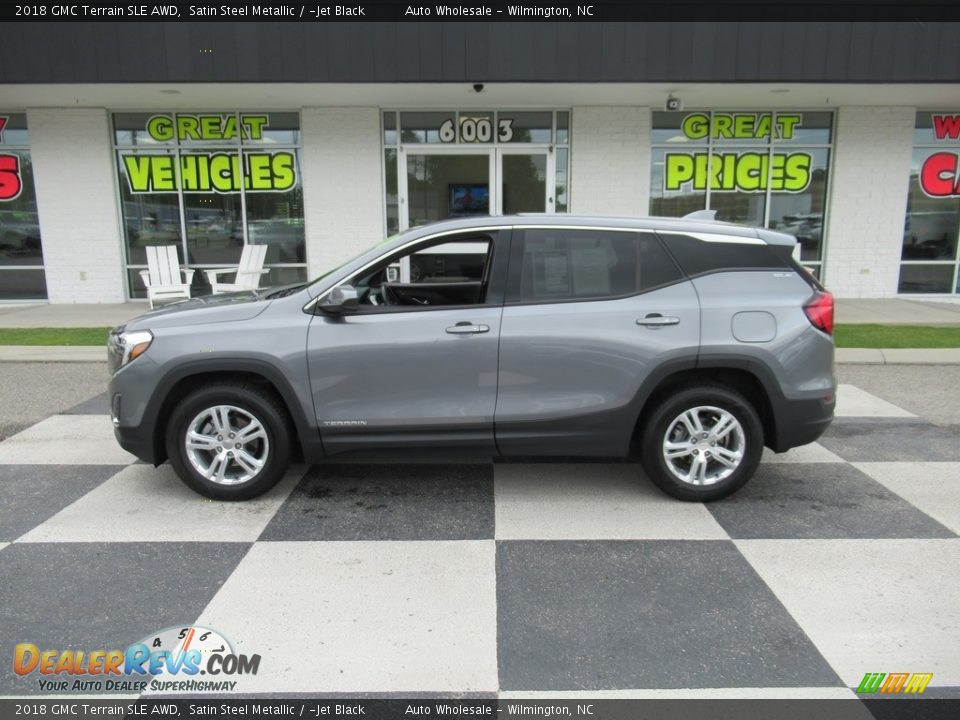 2018 GMC Terrain SLE AWD Satin Steel Metallic / ­Jet Black Photo #1