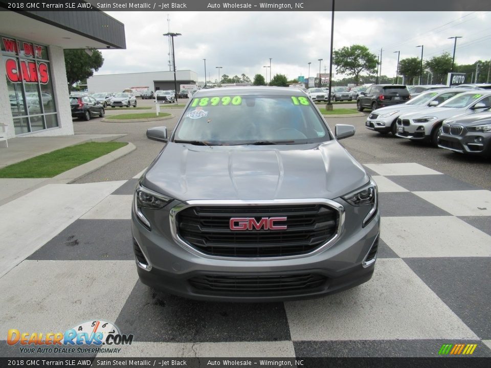 2018 GMC Terrain SLE AWD Satin Steel Metallic / ­Jet Black Photo #2