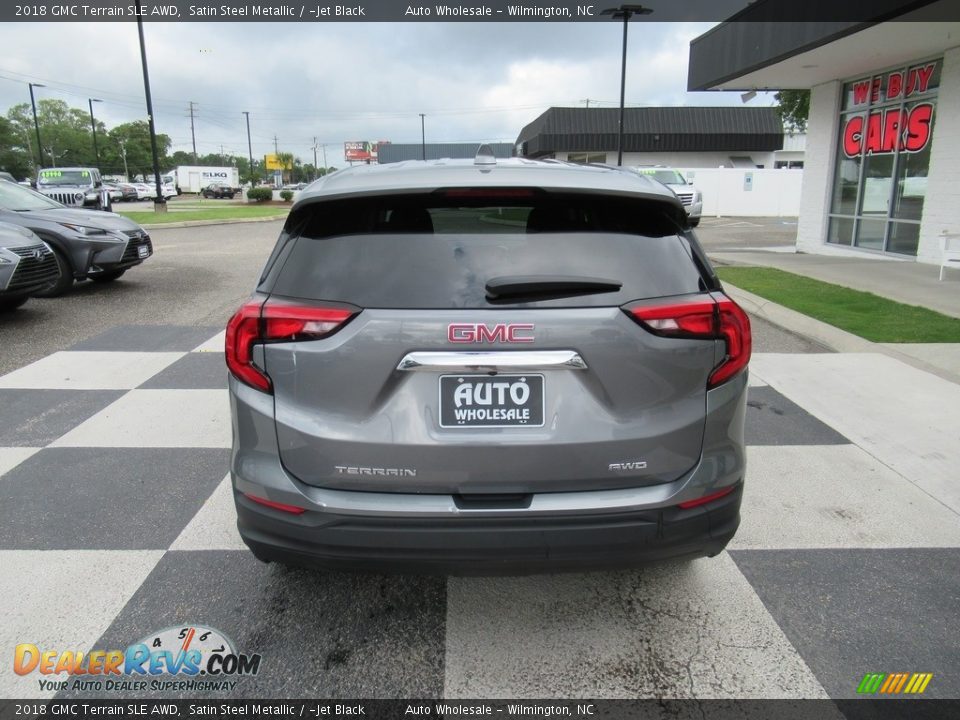 2018 GMC Terrain SLE AWD Satin Steel Metallic / ­Jet Black Photo #4