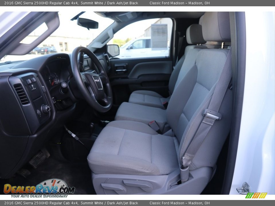 Dark Ash/Jet Black Interior - 2016 GMC Sierra 2500HD Regular Cab 4x4 Photo #6