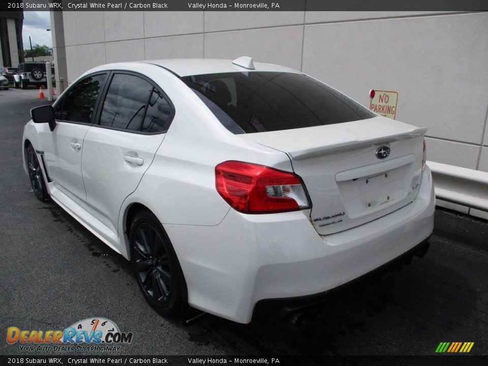 2018 Subaru WRX Crystal White Pearl / Carbon Black Photo #3