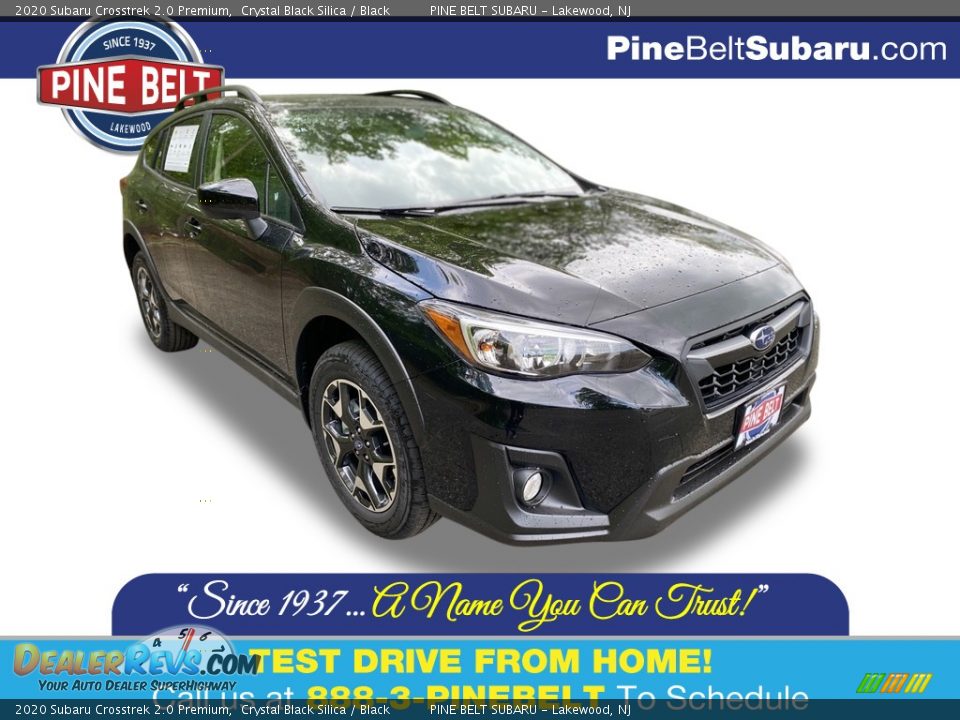 2020 Subaru Crosstrek 2.0 Premium Crystal Black Silica / Black Photo #1