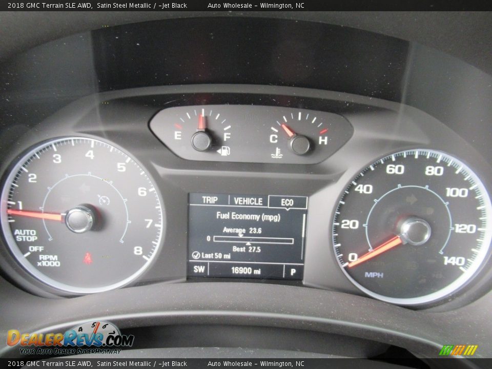 2018 GMC Terrain SLE AWD Satin Steel Metallic / ­Jet Black Photo #16