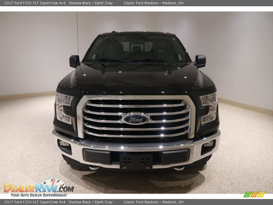 2017 Ford F150 XLT SuperCrew 4x4 Shadow Black / Earth Gray Photo #2