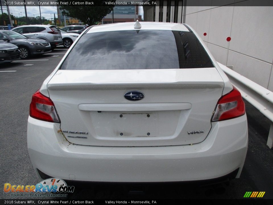 2018 Subaru WRX Crystal White Pearl / Carbon Black Photo #5