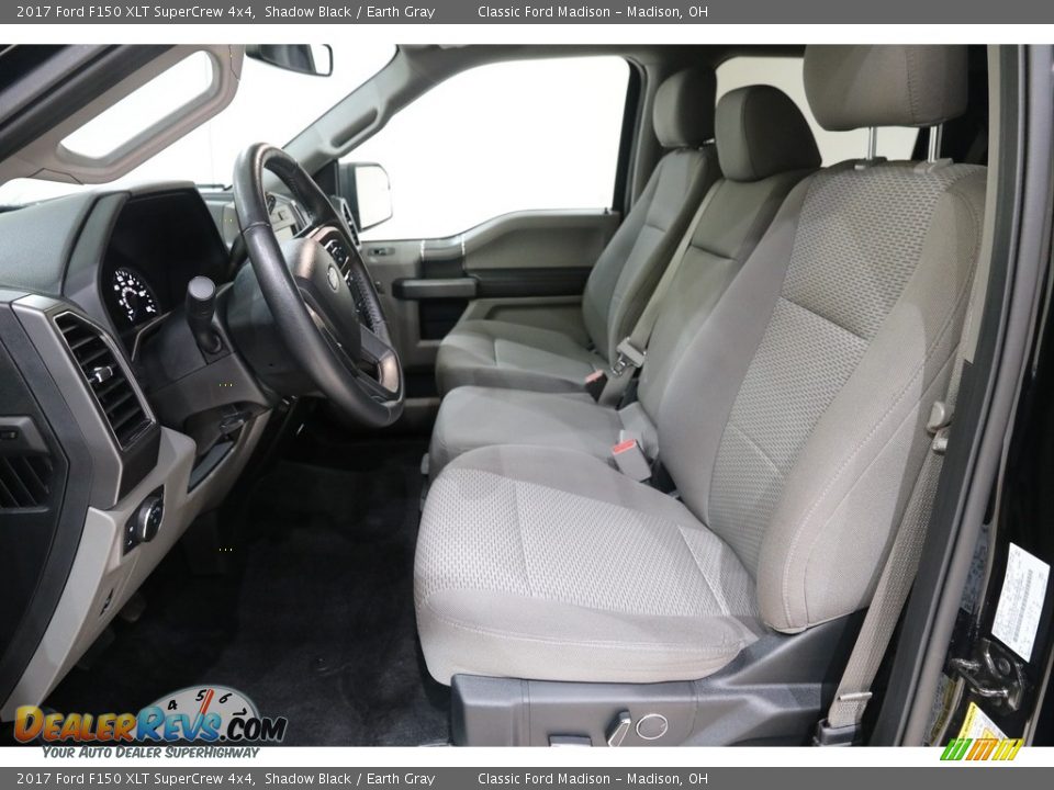 2017 Ford F150 XLT SuperCrew 4x4 Shadow Black / Earth Gray Photo #5