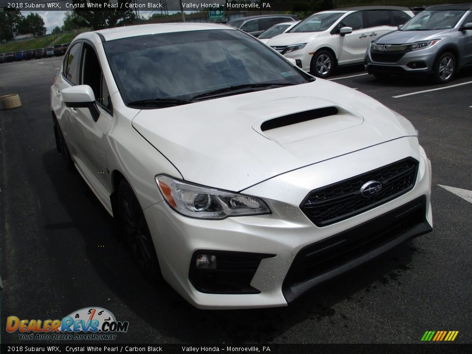 2018 Subaru WRX Crystal White Pearl / Carbon Black Photo #8